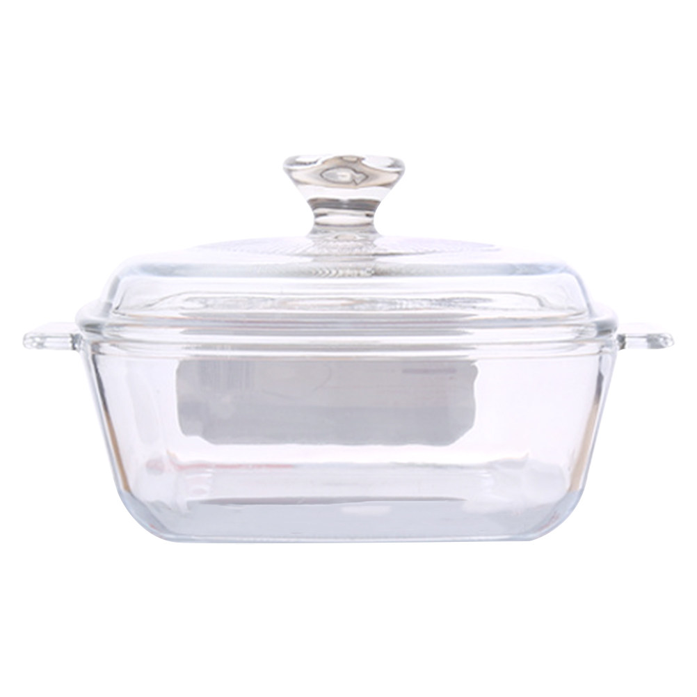 Food Storage Oven Safe - Heat Resistant Tempered Glass Bowl Microwave