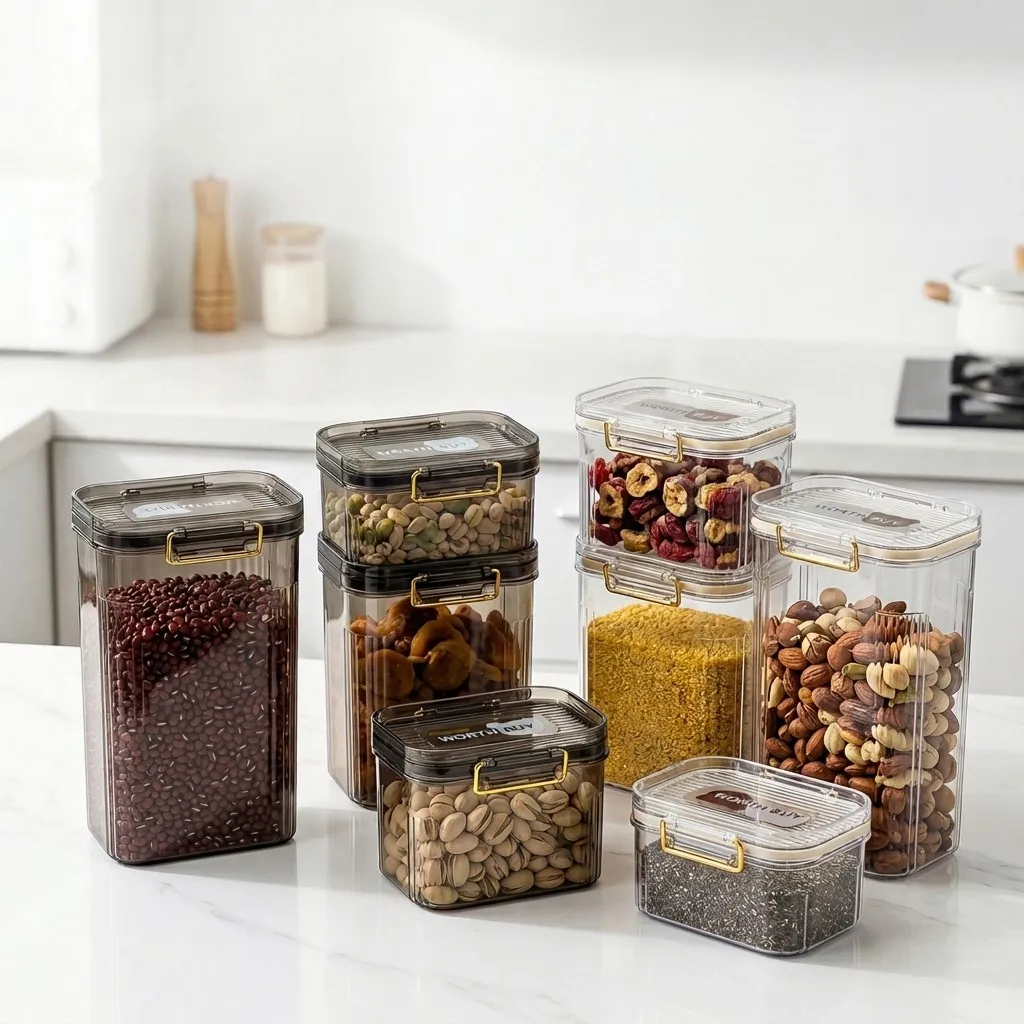 Airtight Food Storage Containe - Food Storage With Dividers recension och pris