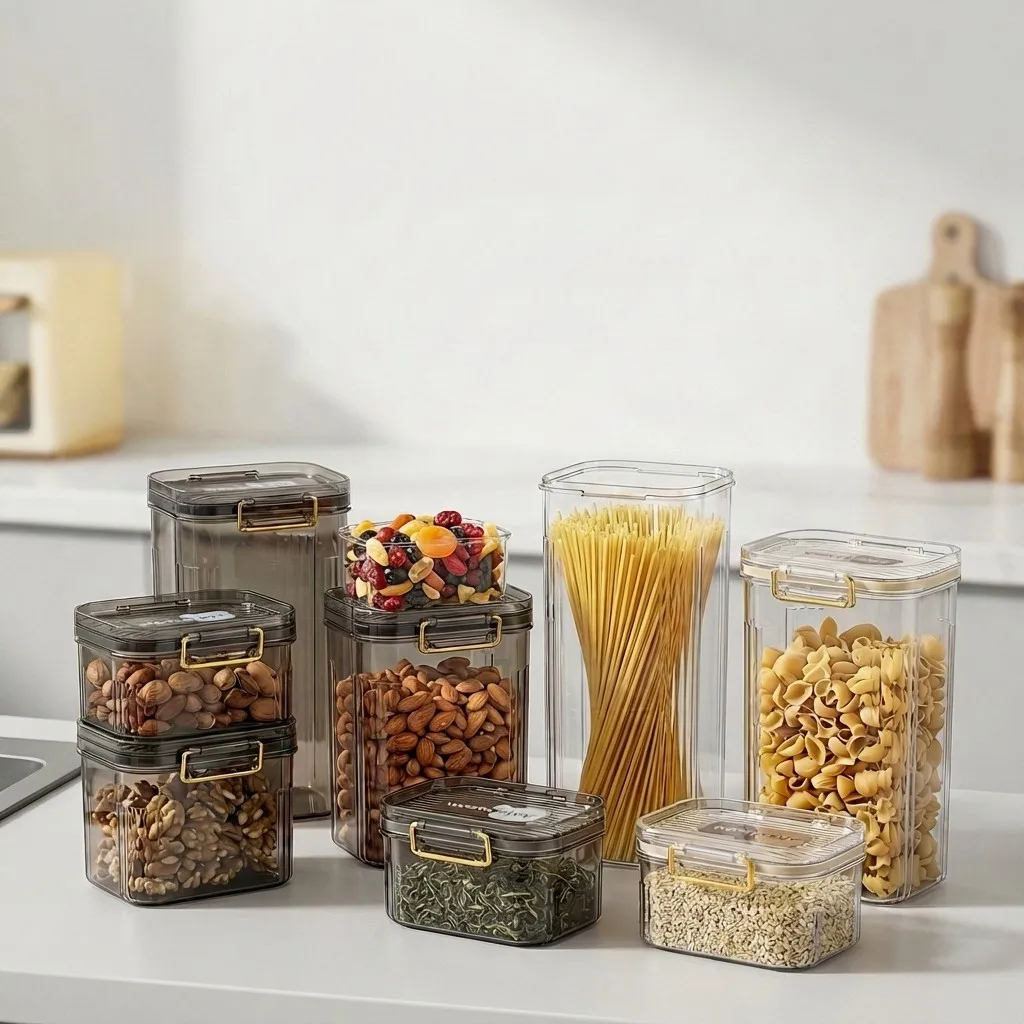Airtight Food Storage Containe - Food Storage With Dividers recension och pris