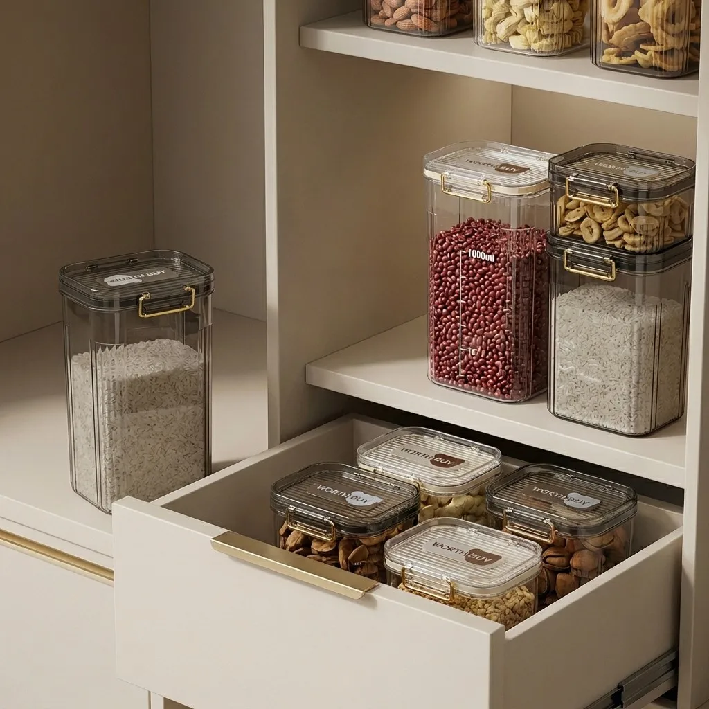Airtight Food Storage Containe - Food Storage With Dividers recension och pris