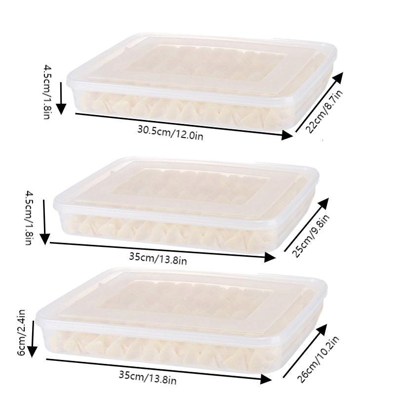 For Dumpling Fruits Vegetables - Food Storage With Dividers recension och pris