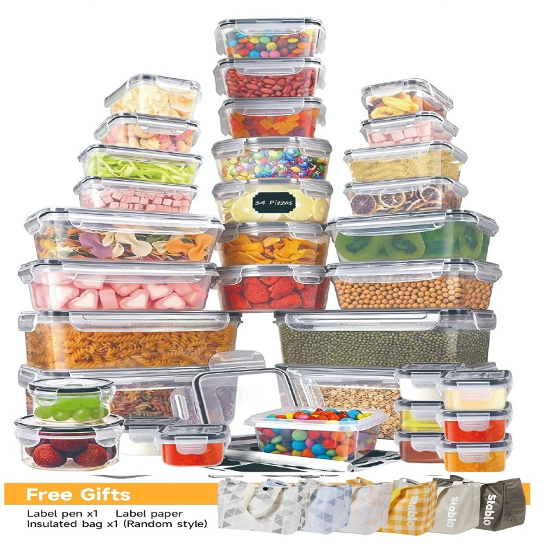 48PCS BPA-Free Food Storage Se - Food Storage Meals recension och pris