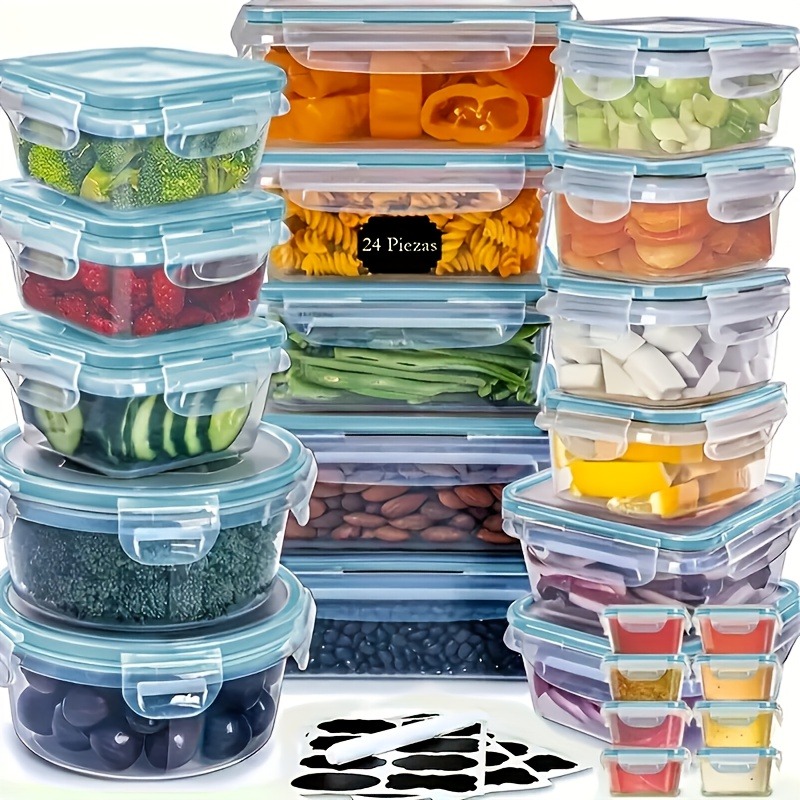 48PCS BPA-Free Food Storage Se - Food Storage Meals recension och pris