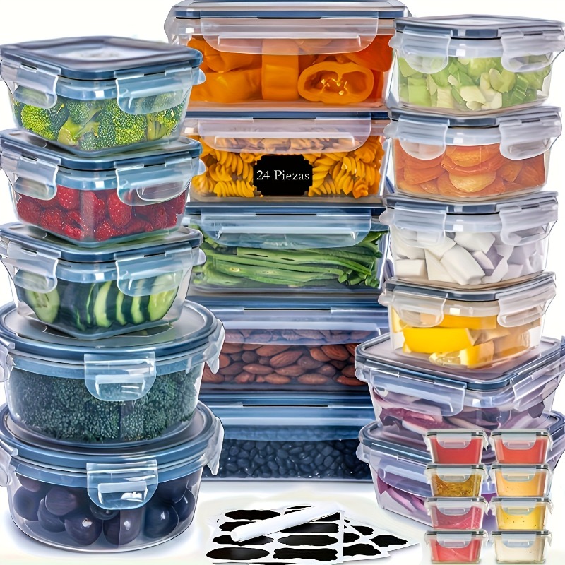 48PCS BPA-Free Food Storage Se - Food Storage Meals recension och pris
