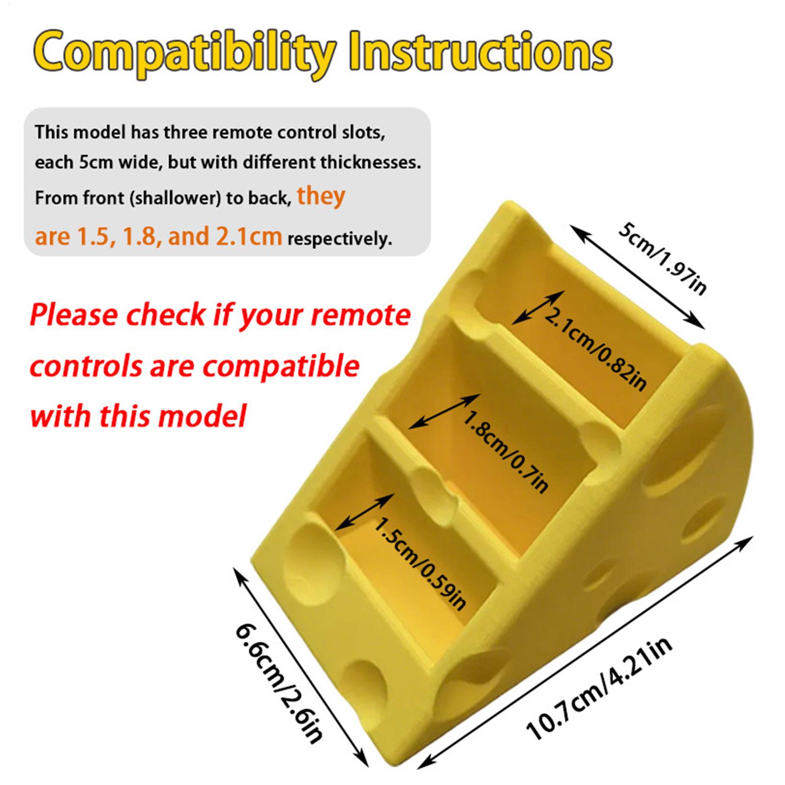 Cheese Shape Remote Control Bo - Food Storage With Dividers recension och pris